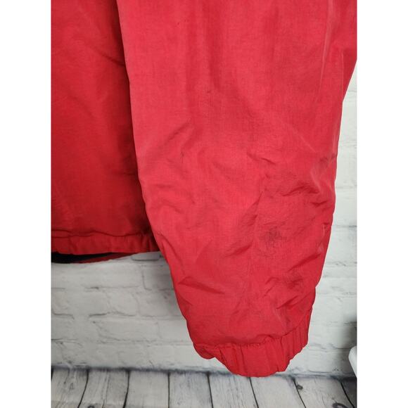 TIMBERLAND Jacket Mens XXL Red Dryvent Rain Coat Bomber Fleece Lined Insulated - Picture 2 of 6